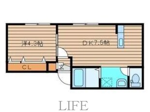 アイビーパレス３４の物件間取画像